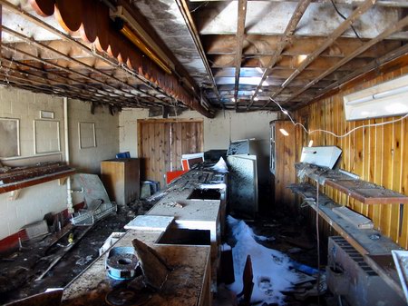 Burnside Drive-In Theatre - Inside Concession - Photo From Water Winter Wonderland